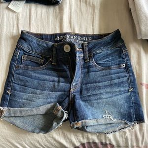 American eagle jean shorts